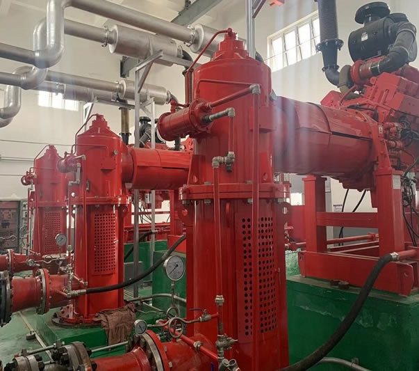 Petrochemical fire pump project vertical turbine pump